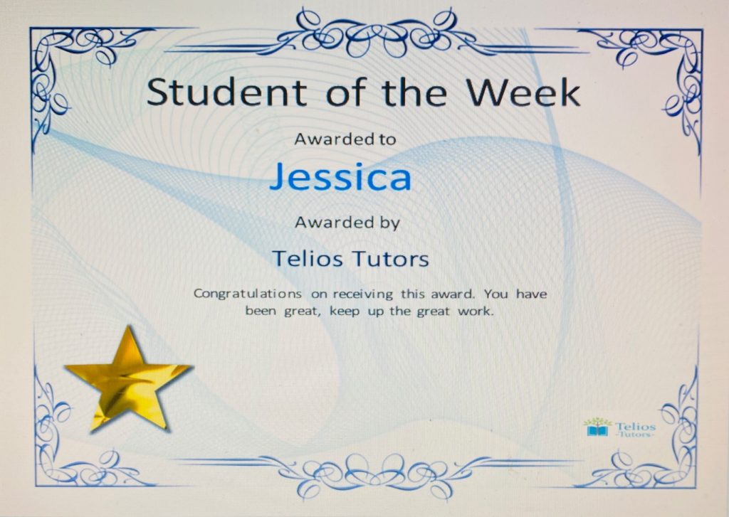 Student Of The Week Jessica